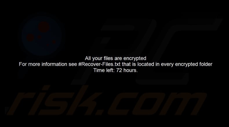 Nullhexxx ransomware tapeta