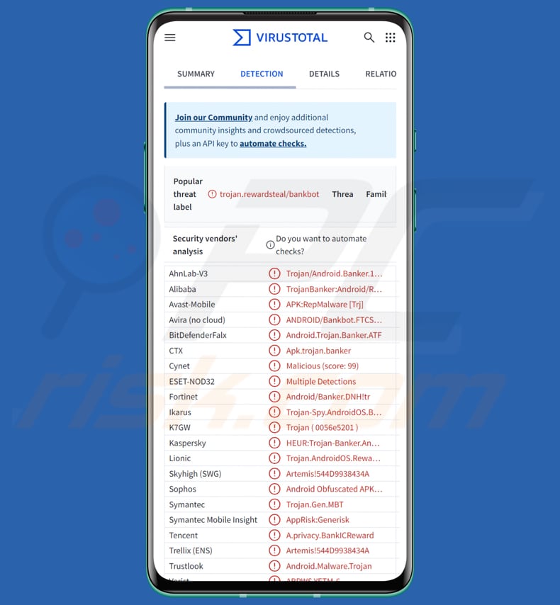 Salvador Stealer android malware
