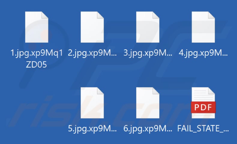 Pliki zaszyfrowane przez ransomware Sarcoma Group