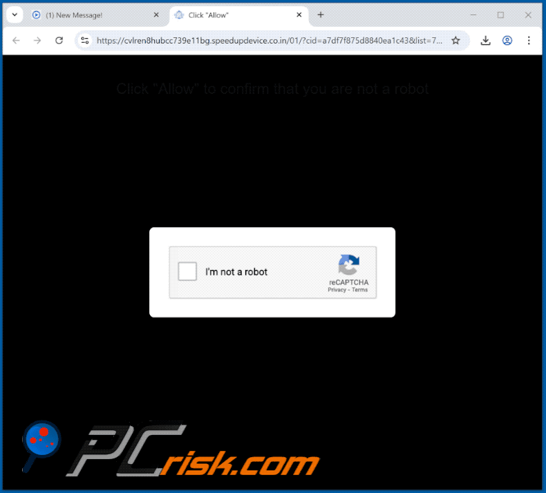 speedupdevice.co[.]in wygląd strony internetowej (GIF)