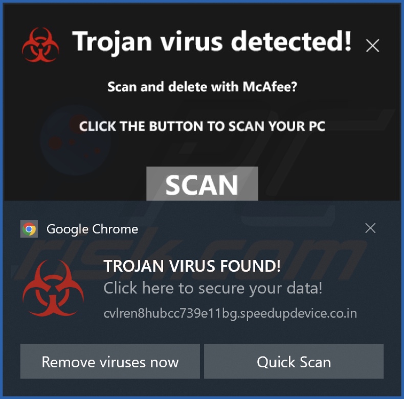 Reklama dostarczana przez stronę speedupdevice.co[.]in