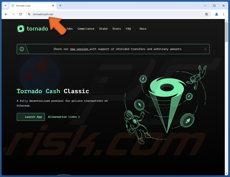 Tornado Cash oszustwo