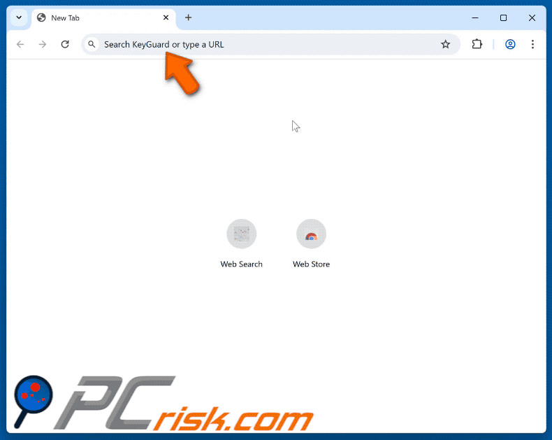 Keyguard-websecure.com przekierowuje do bing.com poprzez searchsrk.com