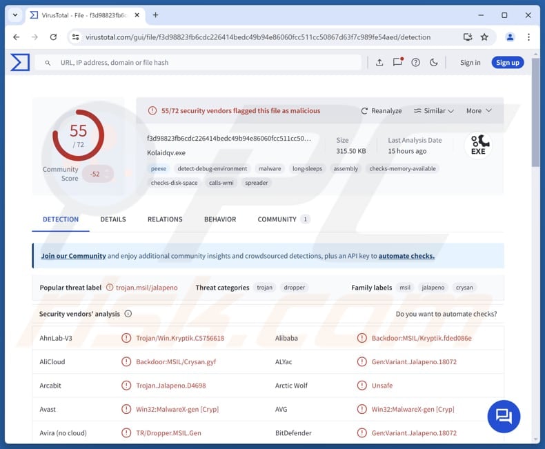 Złośliwe oprogramowanie PureRAT