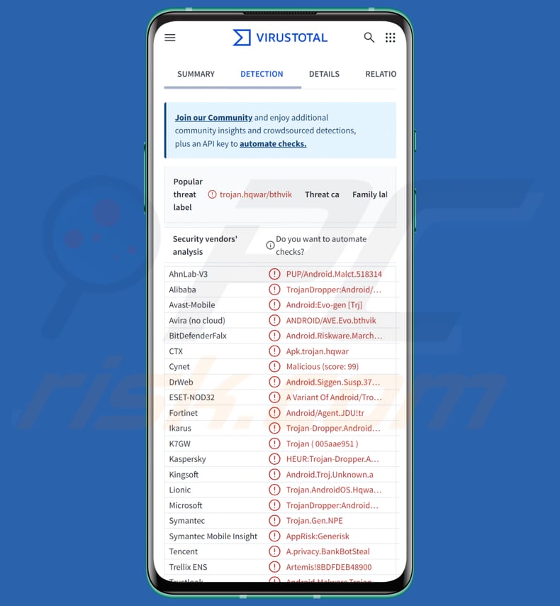 Złośliwe oprogramowanie DoubleTrouble dla systemu Android