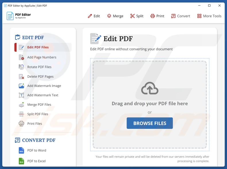 PDF Editor By AppSuite PUA używany do infiltracji złośliwego oprogramowania TamperedChef