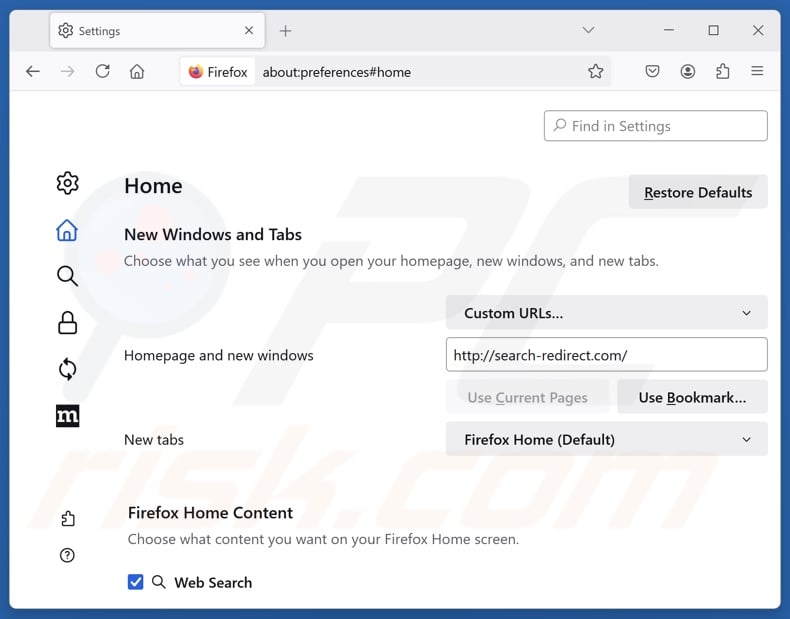 Usuwanie search-redirect.com ze strony g wnej przegl darki mozilla firefox