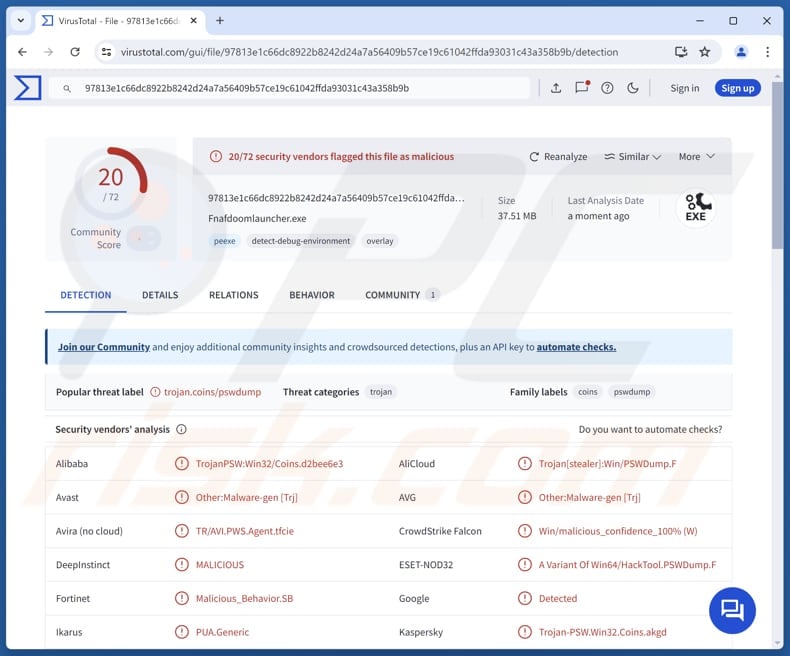 Złośliwe oprogramowanie Maranhão