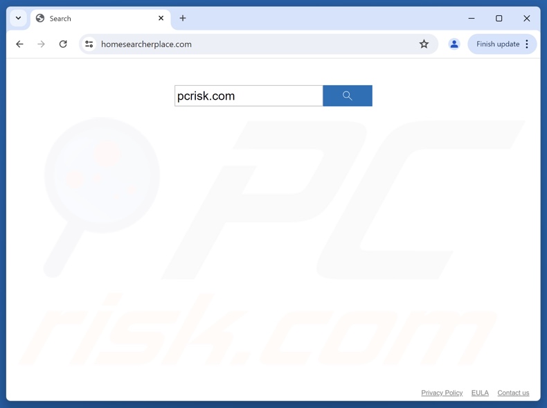 homesearcherplace[.]com porywacz przeglądarki