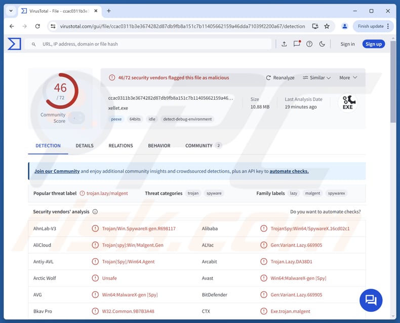 Złośliwe oprogramowanie MonsterV2