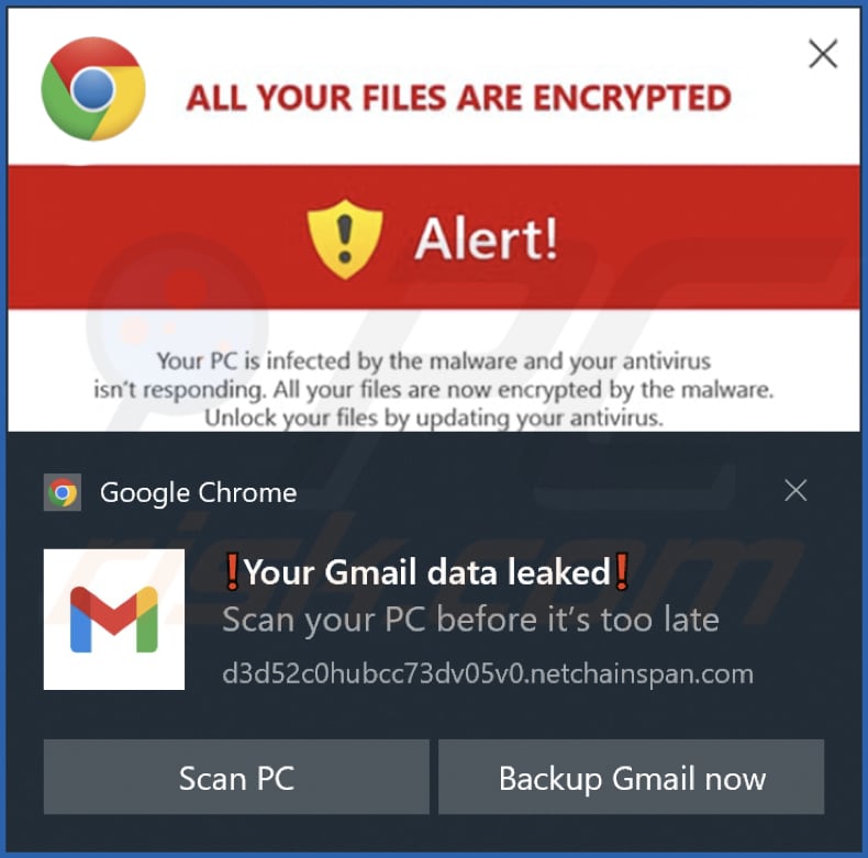 powiadomienie netchainspan[.]com