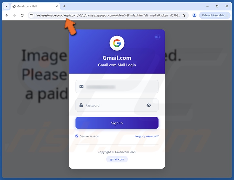 Routine Account Check oszustwo e-mailowe promujące stronę phishingową