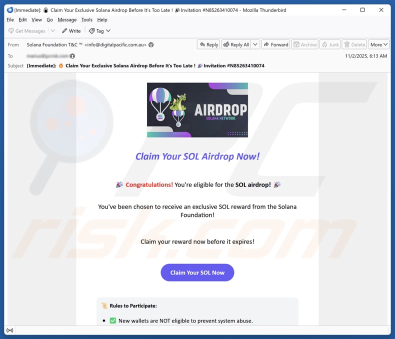 Email Account Failure Notice kampania spamowa