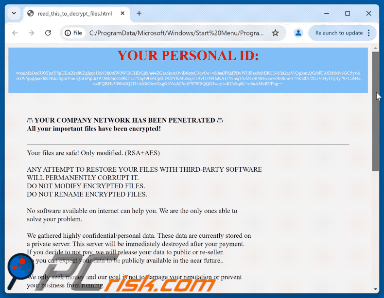 BAFAIAI ransomware żądanie okupu (read_this_to_decrypt_files.html) GIF