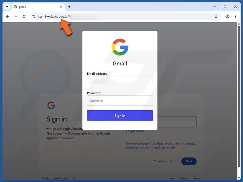 Changes In The cPanel Webmail Server oszustwo e-mailowe promujące stronę phishingową