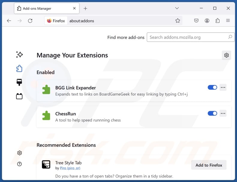 Usuwanie niepożądanych rozszerzeń z przeglądarki Mozilla Firefox krok po kroku 2