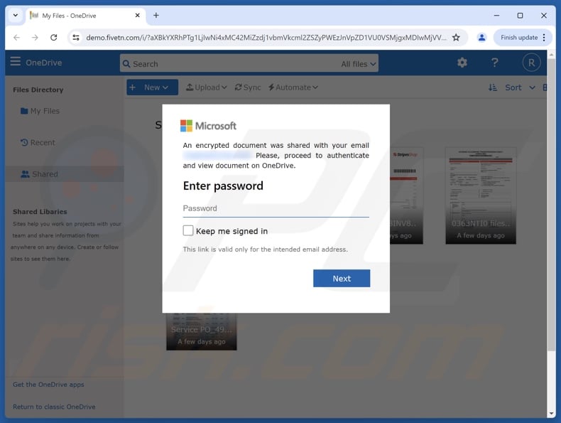 Mediterranean Shipping Company oszustwo e-mailowe promujące stronę phishingową