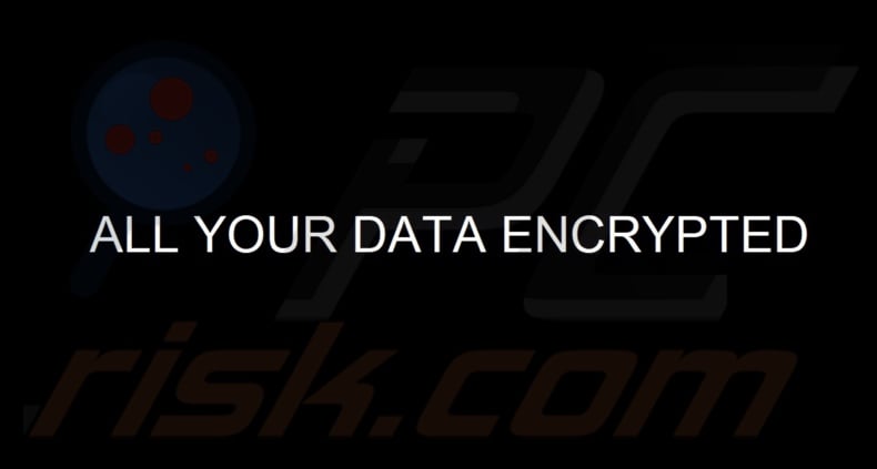 Black Shrantac ransomware tapeta