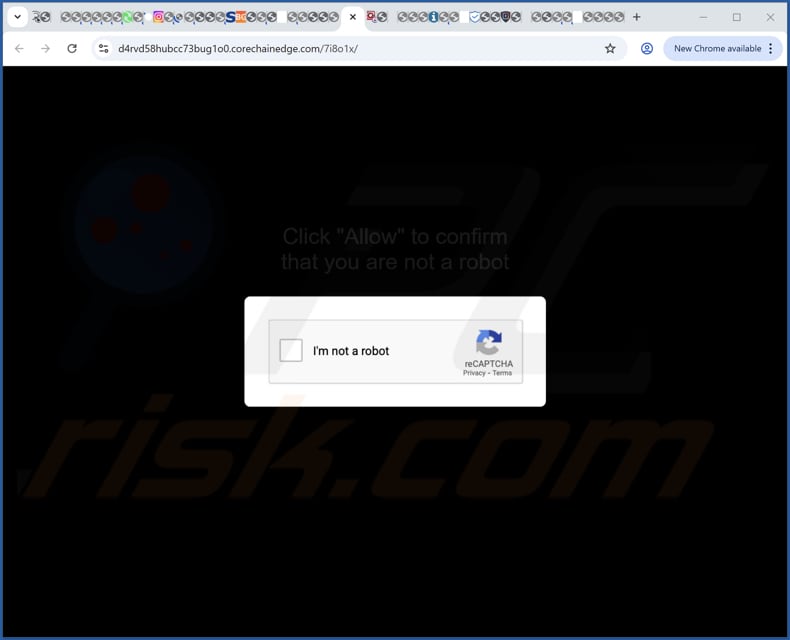 corechainedge[.]com reklamy
