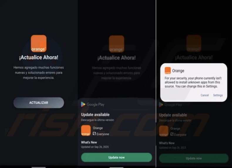 Aplikacja DroidLock do ładowania złośliwego oprogramowania