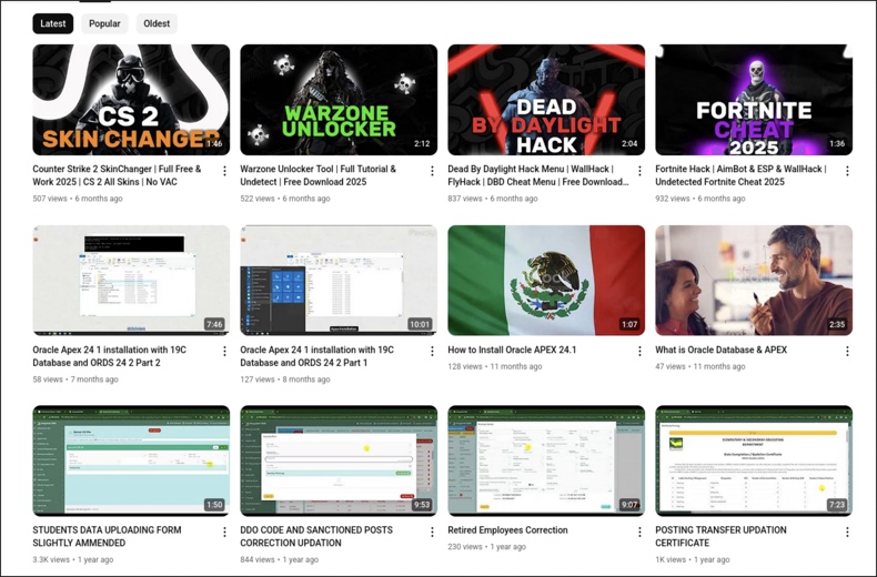 Złośliwe oprogramowanie GachiLoader promujące filmy na YouTube