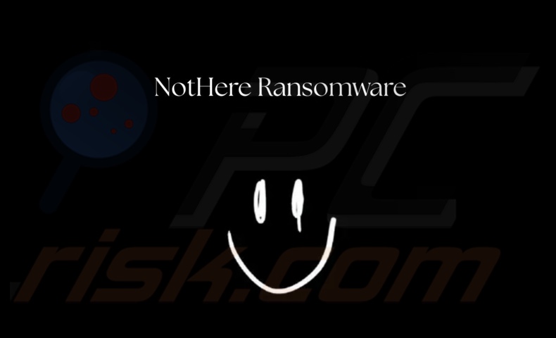NotHere ransomware tapeta