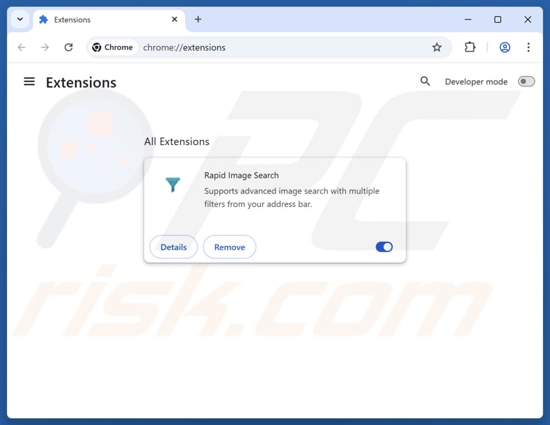 Usuwanie rozszerzeń Google Chrome związanych z search.myprivate-search.com