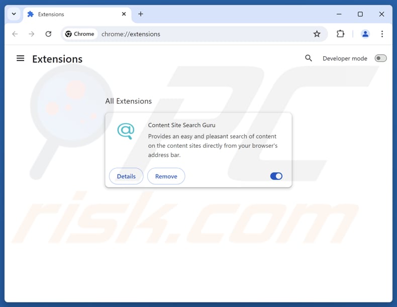 Usuwanie rozszerzeń Google Chrome powiązanych z search.searchsafe.tech