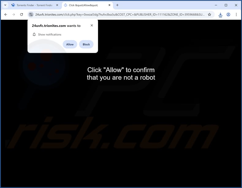 trionites[.]com reklamy