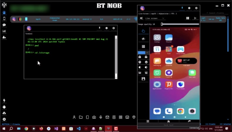 BeatBanker malware panel administracyjny