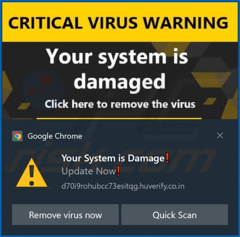 huverify.co[.]in powiadomienie