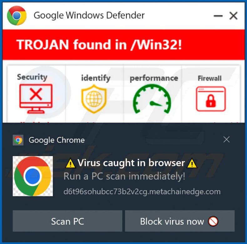 metachainedge[.]com powiadomienie