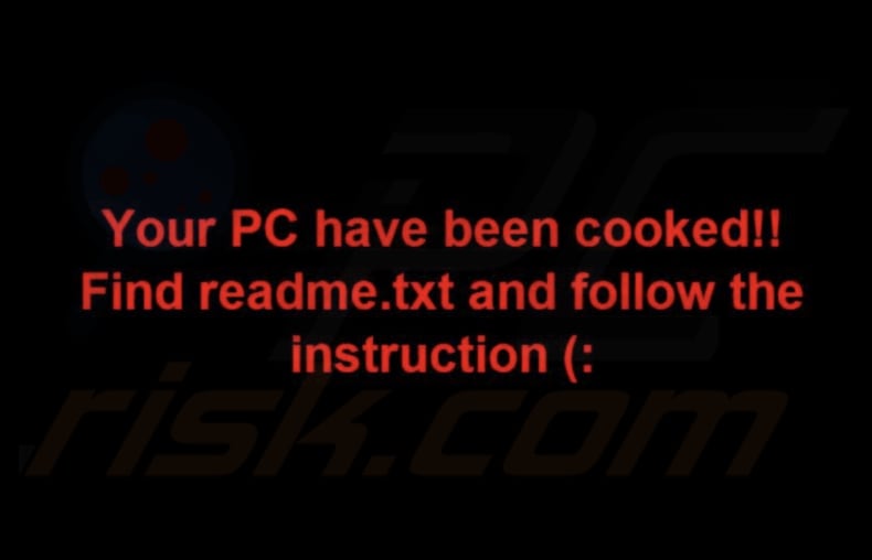 Tapeta ransomware Cooked