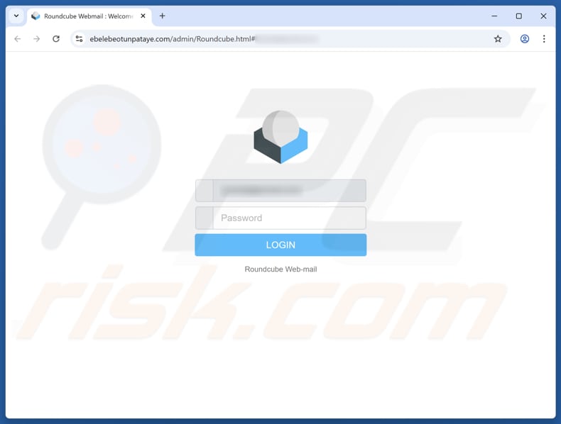 Email Account Disable Request oszustwo - fałszywa strona