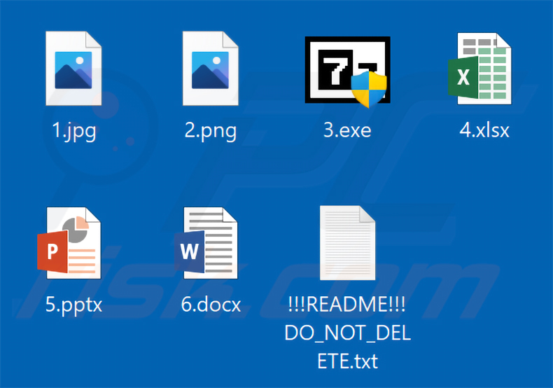 Pliki zaszyfrowane przez ransomware Aur0ra (bez dodanego rozszerzenia)