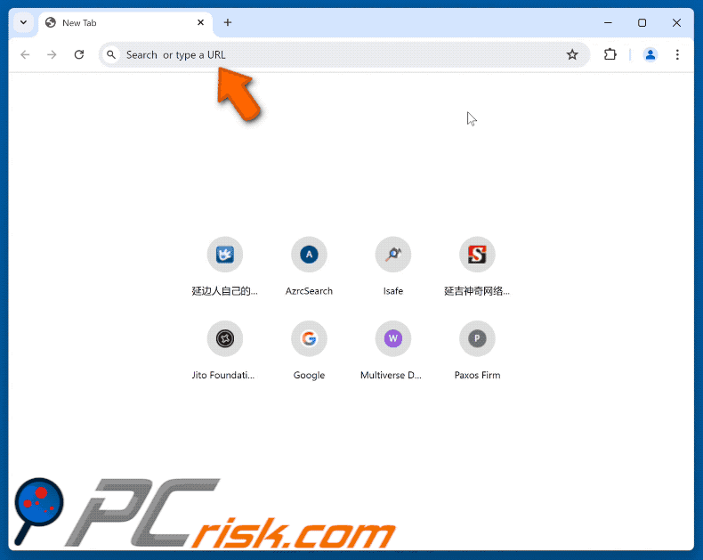 myworkfaze.com przekierowuje na bing.com