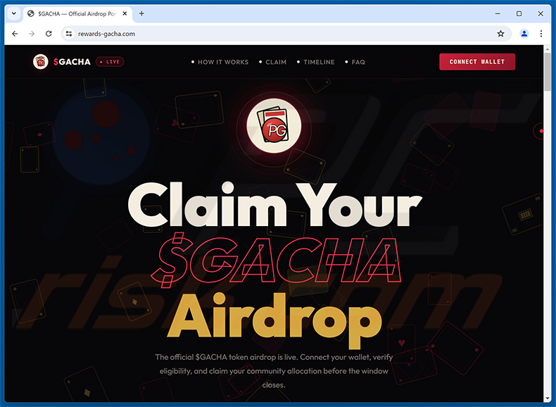 PowerGacha ($GACHA) Airdrop oszustwo