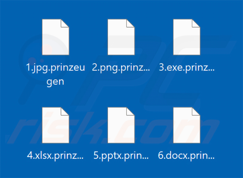 Pliki zaszyfrowane przez ransomware Prinz Eugen (rozszerzenie .prinzeugen)
