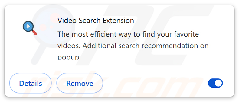 Video Search Extension (myvideolibrary.info) porywacz przeglądarki