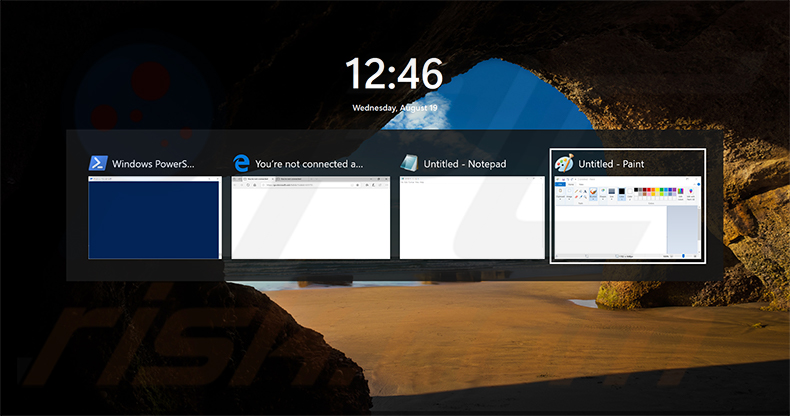 Fałszywy ekran blokady systemu Windows SynkLoader (źródło expel-com)
