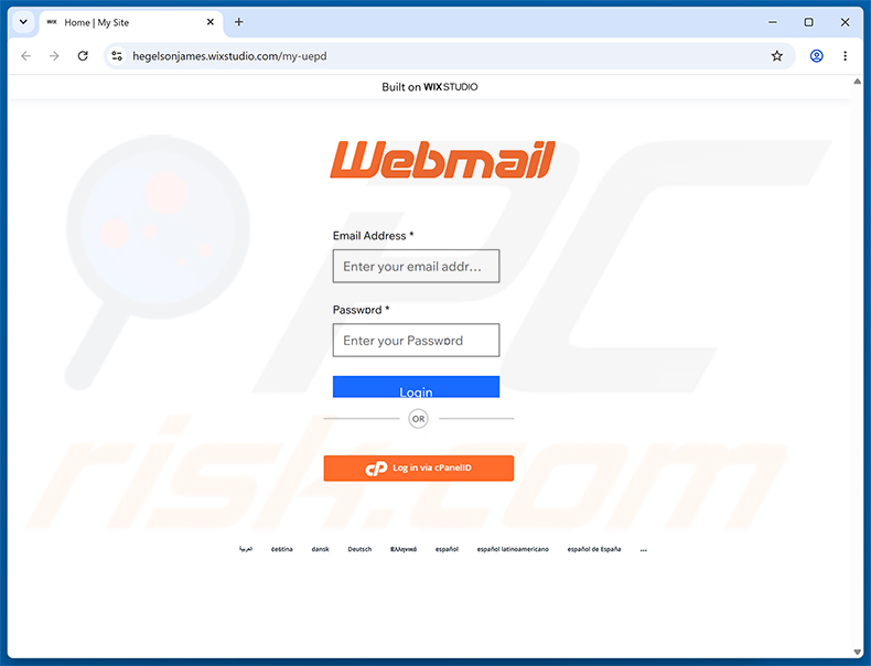 DHL Express Parcel Is On Its Way oszustwo e-mailowe strona phishingowa