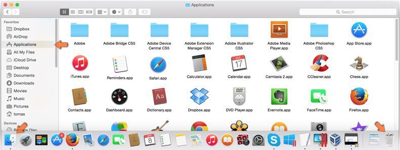 Usuwania program z OSX (Mac)