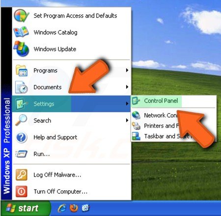 Menu Start Windows XP