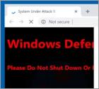 Oszustwo POP-UP Windows Defender Alert (0x3e7)