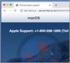 Oszustwo POP-UP Warning: Your MacOS Has Expired (Mac)