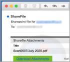 Oszukańczy e-mail SharePoint