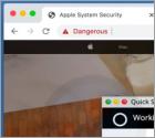 Oszustwo POP-UP Apple Platform Security (Mac)