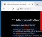 Oszustwo POP-UP Microsoft Security Essentials Alert