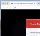 Oszustwo POP-UP Your ANTIVIRUS Subscription Has Expired