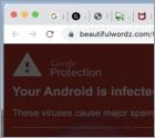 Oszustwo POP-UP Your Android Is Infected With (8) Adware Viruses!